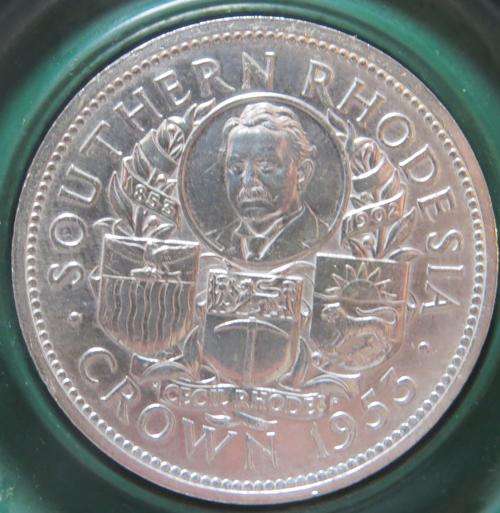 RHODES CENTENARY 1953 SOUTHERN RHODESIA CROWN
