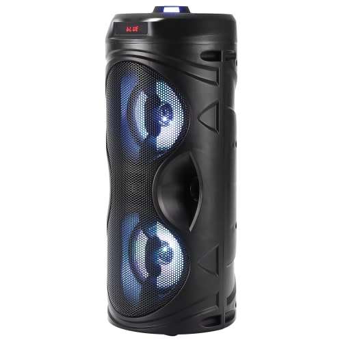 POWERFUL FULL RANGE SOUND 8" INCH BLUETOOTH PARTY SPEAKER ALL IN ONE  BUILT IN HUGE BATTERY AND LED