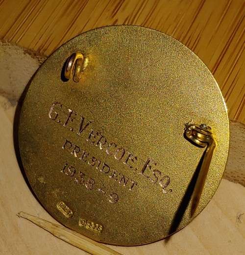 9 Carat gold badge