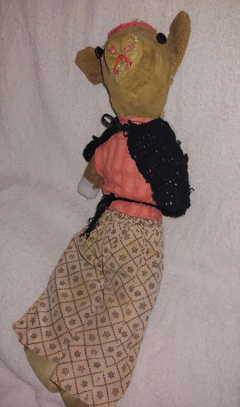 VINTAGE HAND MADE DOLL - WORLD WAR II ERA