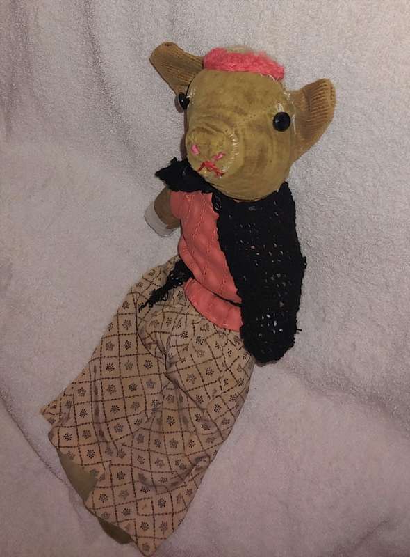 VINTAGE HAND MADE DOLL - WORLD WAR II ERA