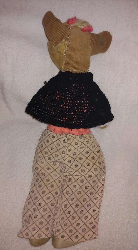 VINTAGE HAND MADE DOLL - WORLD WAR II ERA