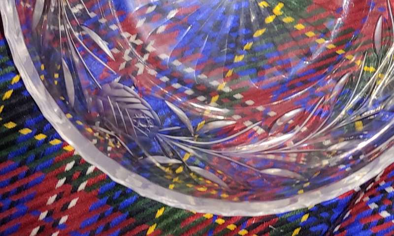 STUART CRYSTAL BOWL, SUGAR BOWL, CANDLEHOLDERS