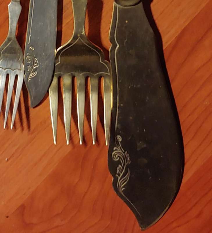 FISH KNIVES AND FORKS