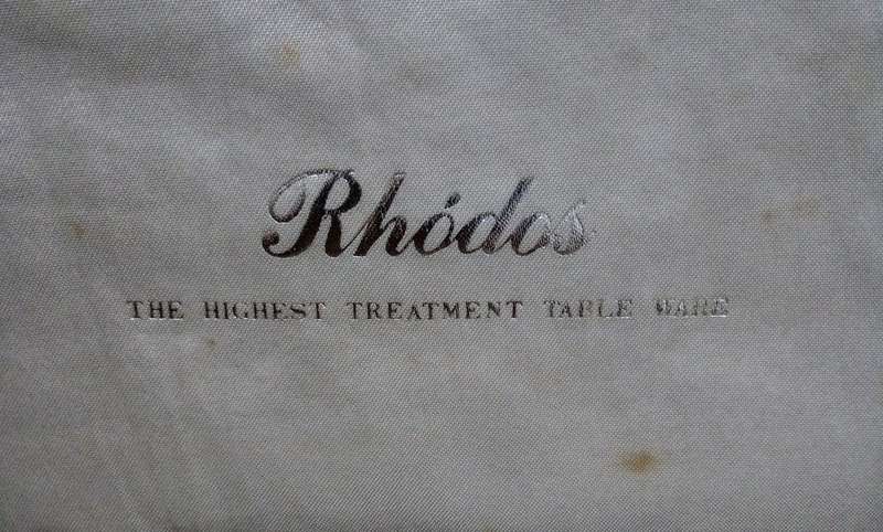 Never Used Antique Rhodos Stainless Steel Silver Plated 6x Spoons Original