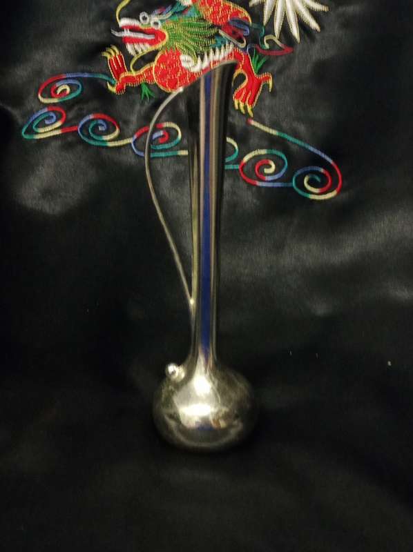 Silver Plated Bud Vase Made in Japan