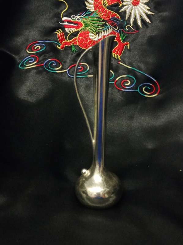 Silver Plated Bud Vase Made in Japan
