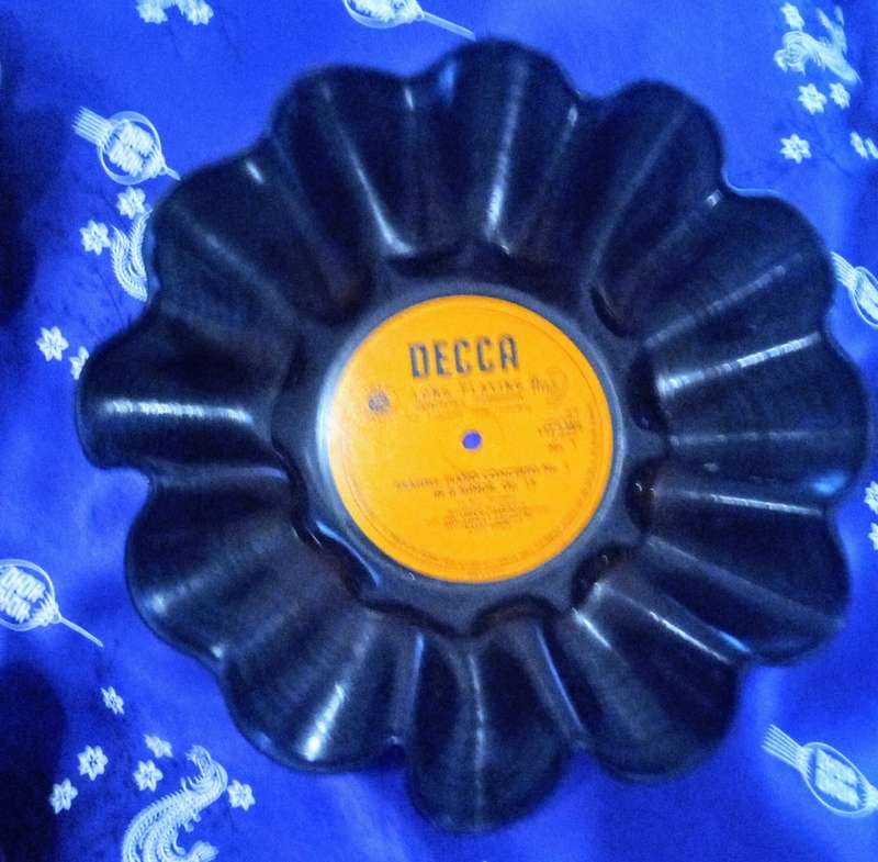 Set of 3 Record Bowls - CLASSICAL Music Recycled Vinyl LPs
