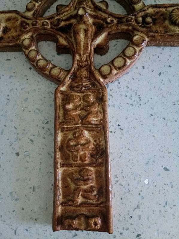 Hand Crafted Terracotta Cross  Large
