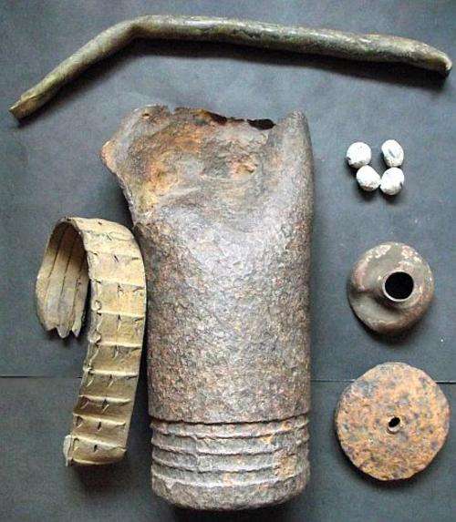 ANGLO BOER WAR 15Pr (Mark IV) SHRAPNEL SHELL WITH INFO  !