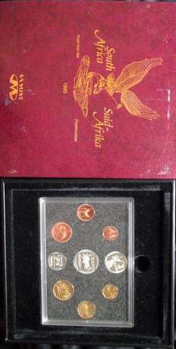 1995 RSA PROOF COIN SET IN SA MINT BOX