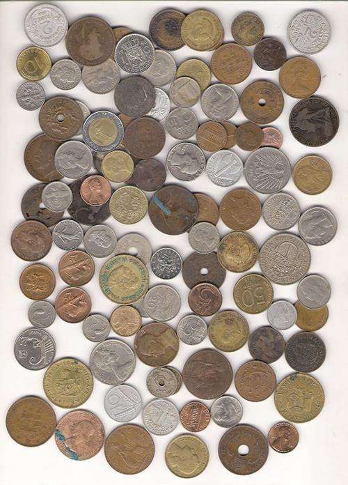 WORLD LOT OF COINS +/- 325 incl CROWNS, 1600's, 1700's & 1870's Great Britain, 1890's Italian
