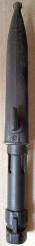 R 1 RIFLE BAYONET WITH PLACTIC SCABBARD
