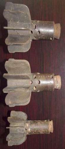 BUSH WAR MORTAR FINS x 3