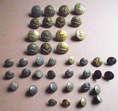 SOUTH AFRICAN AIRFORCE SAAF BUTTONS LOT
