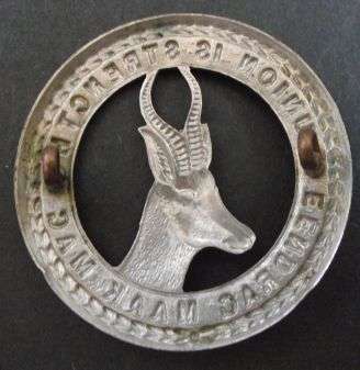 SOUTH AFRICA ARMY UNION IS STRENGTH LARGE CAP BADGE
