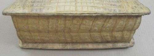 VINTAGE GENUINE CROCODILE SKIN HAND BAG