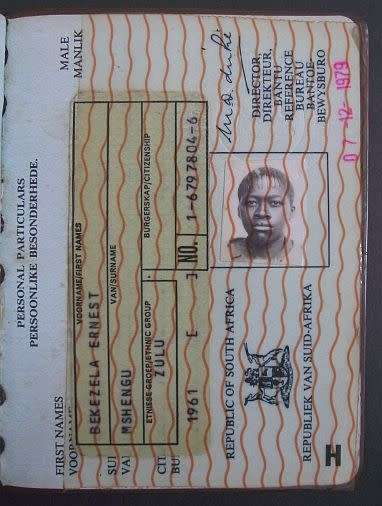 APARTHEID ERA DOMPAS/REFERENCE BOOK