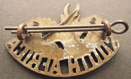 1915-1919 WORLD WAR ONE 4th SOUTH AFRICAN INFANTRY REGIMENT SHOULDER TITLE