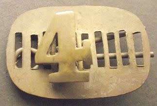 1915-1919 WORLD WAR ONE 4th SOUTH AFRICAN INFANTRY NUMBER 4 THAT GOES ABOVE THE SHOULDER TITLE