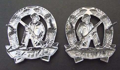 UNITAS COMMANDO CHROME PAIR OF COLLARS