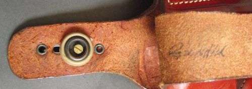 LEATHER GUN HOLSTERS FOR A REVOLVER & PISTOL