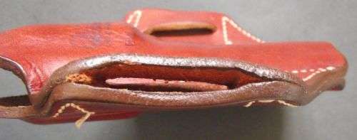 LEATHER GUN HOLSTERS FOR A REVOLVER & PISTOL