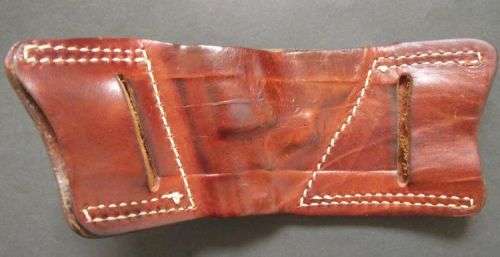 LEATHER GUN HOLSTERS FOR A REVOLVER & PISTOL