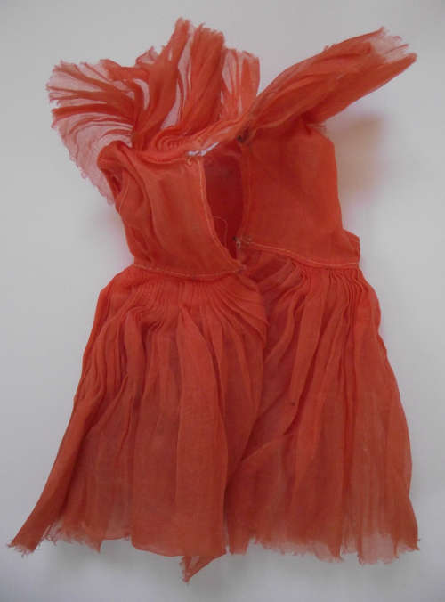 VINTAGE DOLL MADE IN GERMANY WITH ORIGINAL CLOTHING - HEIGHT +/- 44 cm