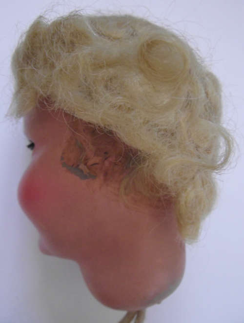 VINTAGE DOLL MADE IN GERMANY WITH ORIGINAL CLOTHING - HEIGHT +/- 44 cm