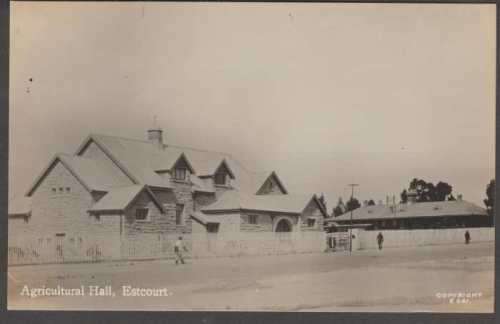 VINTAGE NATAL ESTCOURT AGRICULTURAL HALL REAL PHOTOGRAPH POSTCARD - UNUSED