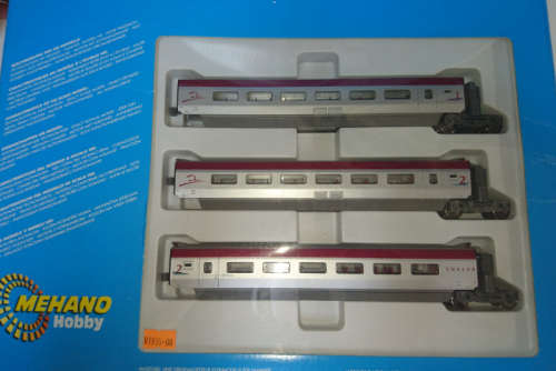 18004 Mehano 3 x Thalys coaches - HO scale