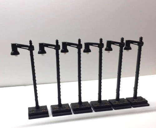 18021 Lima lampposts, single (6 pcs) - HO