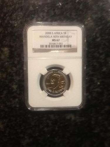 2008 Mandela R5 - 90th Birthday MS67