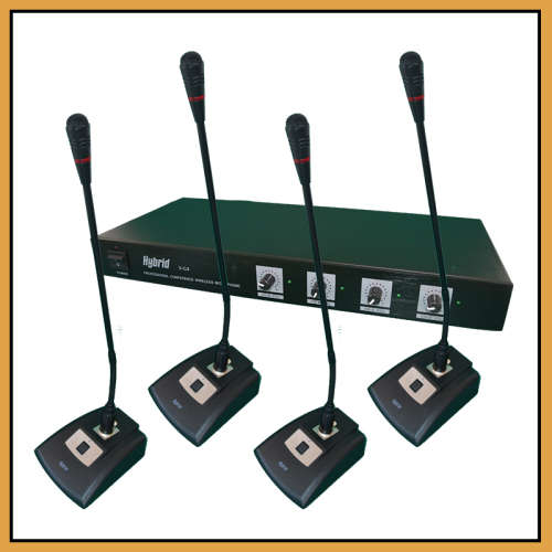 Hybrid V-C4 Wireless Conference Microphones