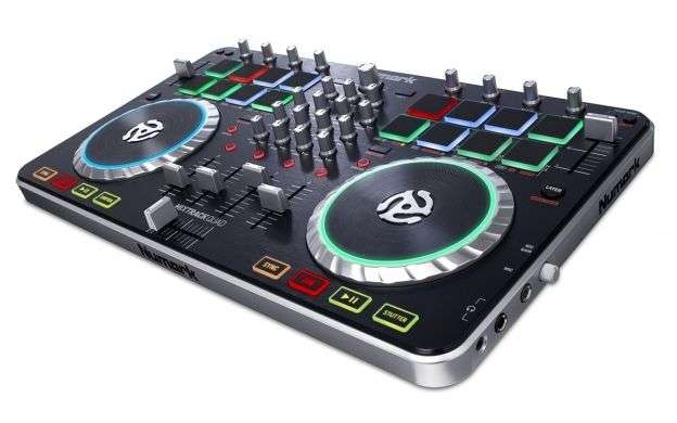 Numark Mixtrack Quad 4-Channel DJ Controller with Audio I/0