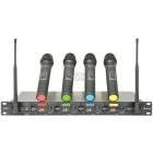 Quad QU4 QUAD UHF 4X Handheld WIRELESS SYSTEM