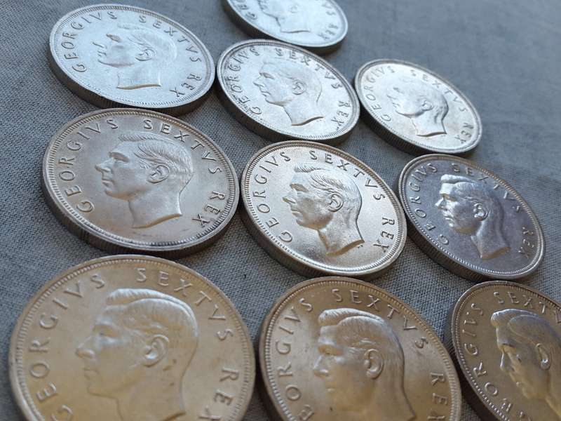 10 X  UNION OF SOUTH AFRICA CROWNS