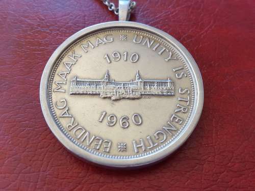 STERLING SILVER BELCHER CHAIN AND  PENDANT COIN. 38 GRAMS