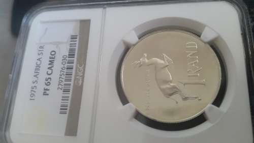 1975 RSA SILVER R1   GRADED PF 65 CAMEO    BY NGC