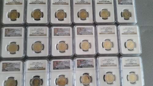 2008 MANDELA  BIRTHDAY R5 - GRADED MS 67 BY NGC