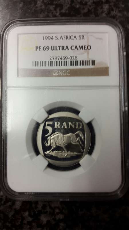 1994 RSA R5  GRADED PF 69 ULTRA CAMEO    BY NGC