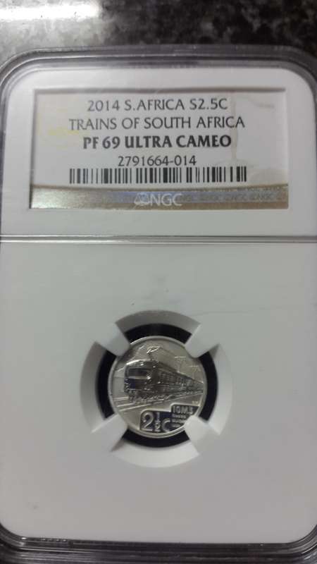 2014 RSA SILVER FLYPRESS TICKEY GRADED PF 69 ULTRA CAMEO   BY NGC