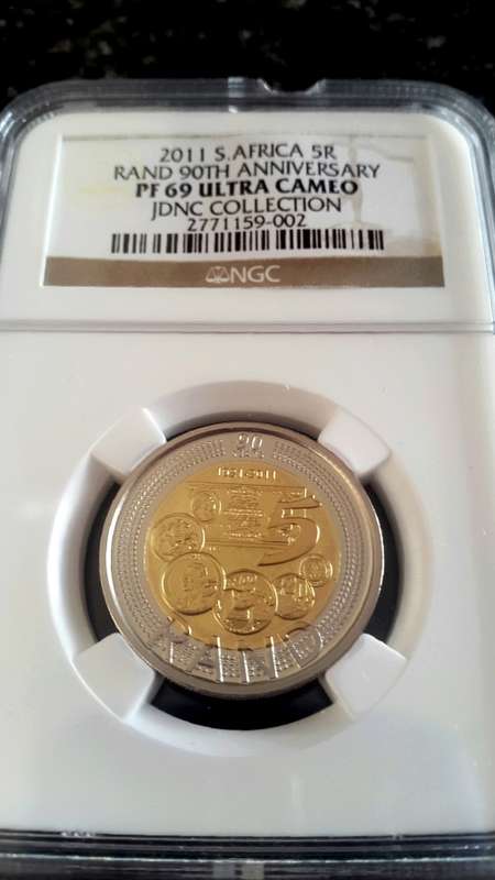 2011 RSA R5  GRADED  PF 69 ULTRA CAMEO   BY NGC