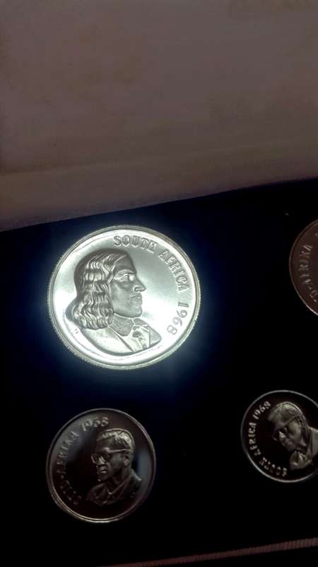 1968  RSA PRISTINE SHORT PROOF COIN SET