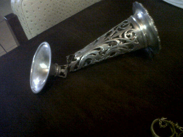 BROKEN ANTIQUE CANDLE HOLDER