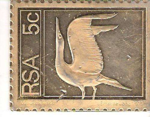 STERLING SILVER STAMP DESIGNED BY ERNEST DE JONG- 1973