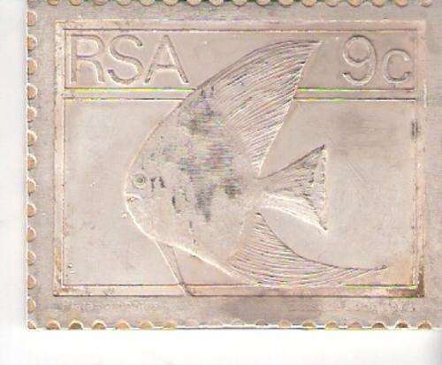 STERLING SILVER STAMP DESIGNED BY ERNEST DE JONG- 1973