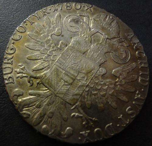 1780 FULL THALER  28 GRAMS .999 SILVER- STUNNING COIN