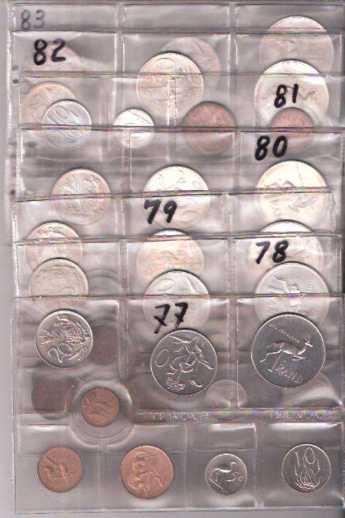 7 UNC SETS 1977- 1983